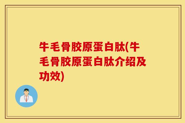 牛毛骨胶原蛋白肽(牛毛骨胶原蛋白肽介绍及功效) 牛毛骨胶原蛋白肽(牛毛骨胶原蛋白肽介绍及功效)