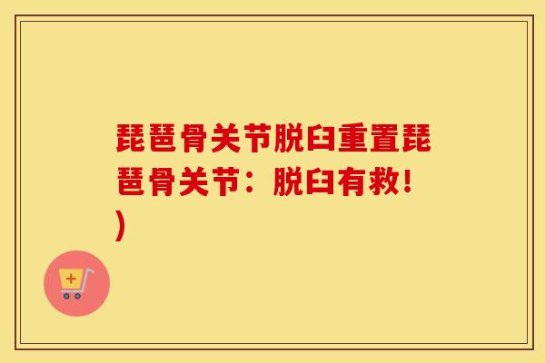 琵琶骨关节脱臼重置琵琶骨关节:脱臼有救!) 琵琶骨关节脱臼重置琵琶骨关节:脱臼有救!)