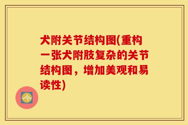 犬附关节结构图(重构一张犬附肢复杂的关节结构图,增加美观和易读性) 犬附关节结构图(重构一张犬附肢复杂的关节结构图,增加美观和易读性)