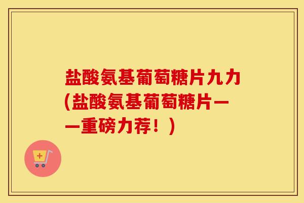 盐酸氨基葡萄糖片九力(盐酸氨基葡萄糖片——重磅力荐！)