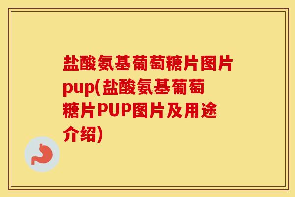 盐酸氨基葡萄糖片图片pup(盐酸氨基葡萄糖片PUP图片及用途介绍) 盐酸氨基葡萄糖片图片pup(盐酸氨基葡萄糖片PUP图片及用途介绍)