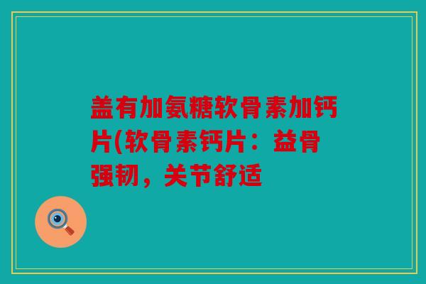 盖有加氨糖软骨素加钙片(软骨素钙片：益骨强韧，关节舒适