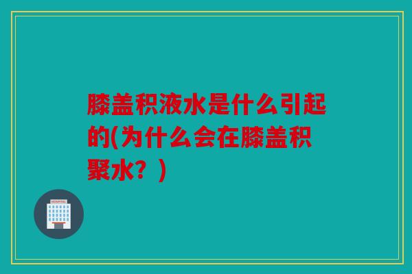 膝盖积液水是什么引起的(为什么会在膝盖积聚水?) 膝盖积液水是什么引起的(为什么会在膝盖积聚水?)