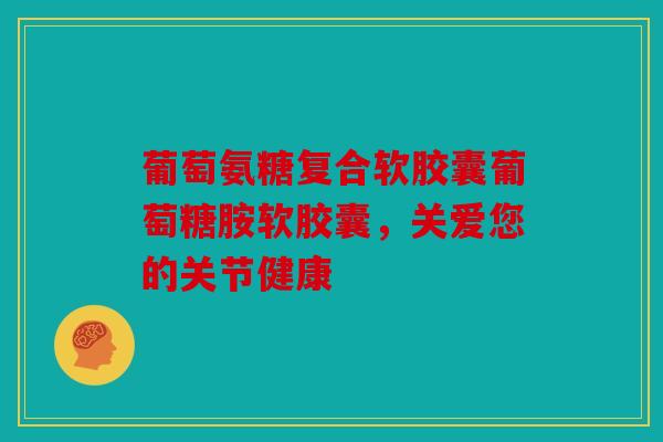 葡萄氨糖复合软胶囊葡萄糖胺软胶囊,关爱您的关节健康 葡萄氨糖复合软胶囊葡萄糖胺软胶囊,关爱您的关节健康